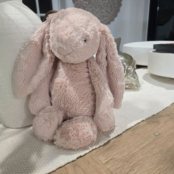 Jellycat Bashful Bunny Plush Pink Stuffed Animal 12" - Picture 11 of 13